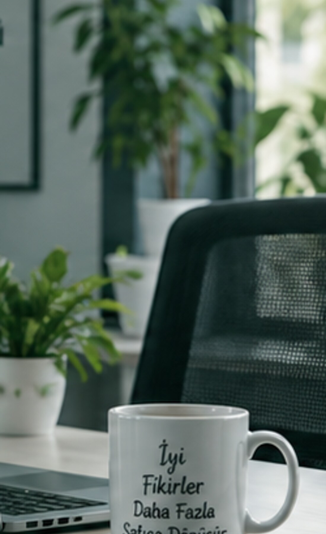 Modern ofis çalışma alanı